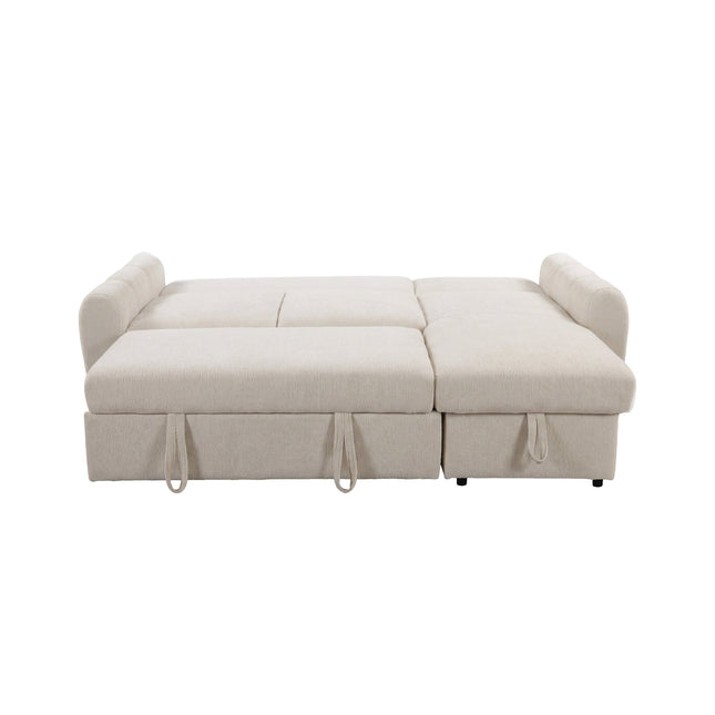 Teo divaanivuodesohva vaihdettavalla divaanilla - beige bouclé - #KalusteDuo_#Huonekaluliike_Sohva