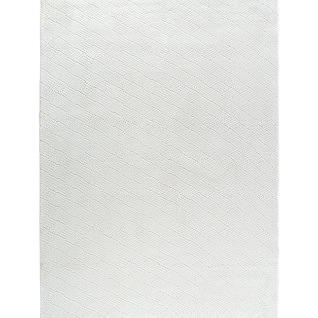 Todd 100 % polyesteri - 200*290 - suorakaide-valkoinen - KalusteDuo_Huonekaluliike_Matto