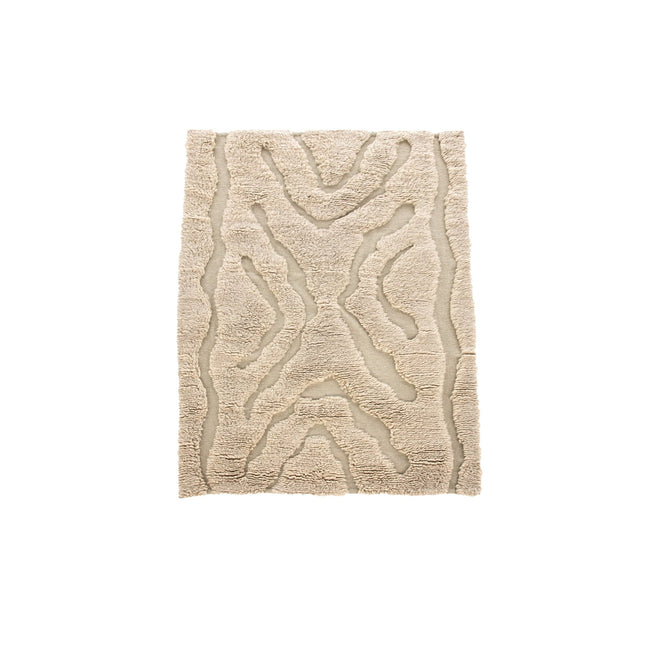 Trondheim x Josefin Lustig - matto - beige/valkoinen - villa - 170*240 - KalusteDuo_Huonekaluliike_Matto