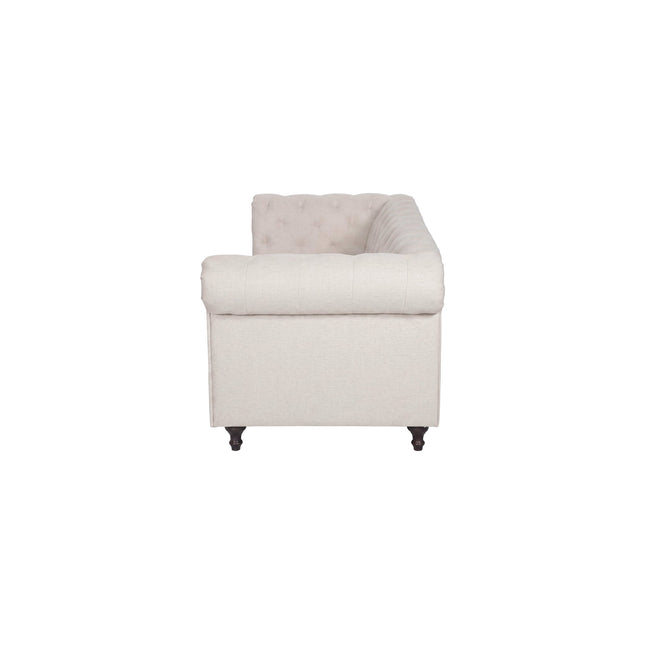 Velvet 3-istuttava sohva - beige sametti - #KalusteDuo_#Huonekaluliike_Sohva