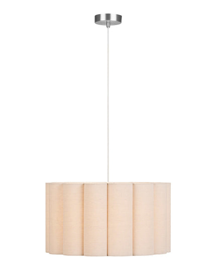 Watton riippuvalaisin, teräs/pellava, harmaa/beige - #KalusteDuo_#Huonekaluliike_riippuvalaisimet