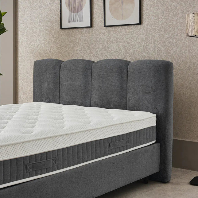 Zen Harmony jenkkisänky – 160 - 180x200 cm - beige tai harmaa - KalusteDuo_Huonekaluliike_Jenkkisänky